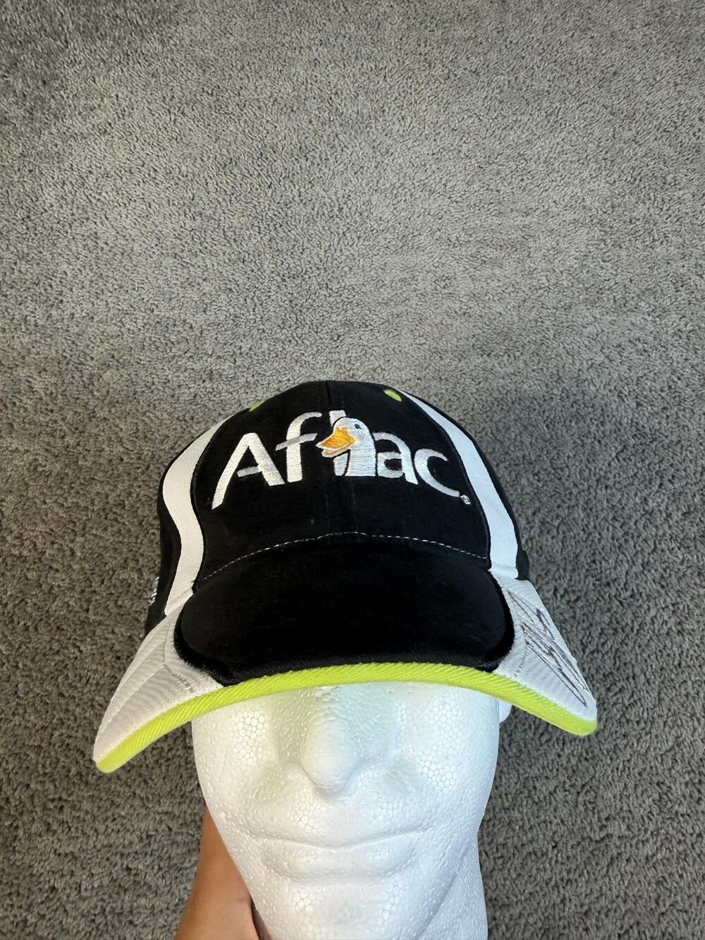 Carl Edwards Hat Cap Strap Back Mens One Size Black NASCAR Racing Chase